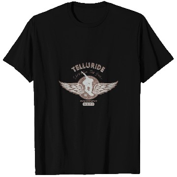 Discover Skiing Ski Telluride Colorado Snowboarding T-Shirts
