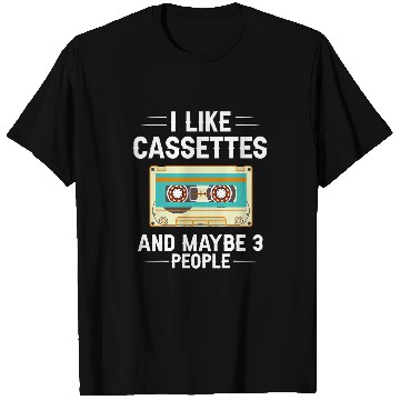 Discover Cassette Tape Music Player Recorder Mix Audio Collecting 23 T-Shirts
