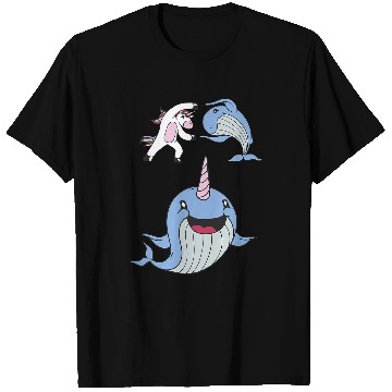 Discover Whale Narwhal Fusion T-Shirts