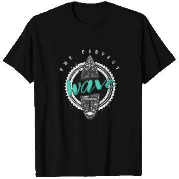 Discover Surf Life Perfect Wave Surf Paradise Funny Surfer Gift T-Shirts