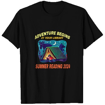 Discover Adventure Begins At Your Library Summer Reading Program 2024 24 T-Shirts