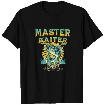 Discover Fishing Master Baiter Funny Fishing 2 Fisher T-Shirts