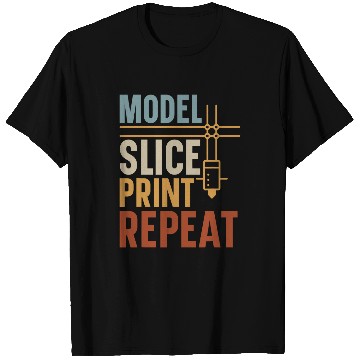Discover 3D Printer Model Slice Print 3D Printing T-Shirts