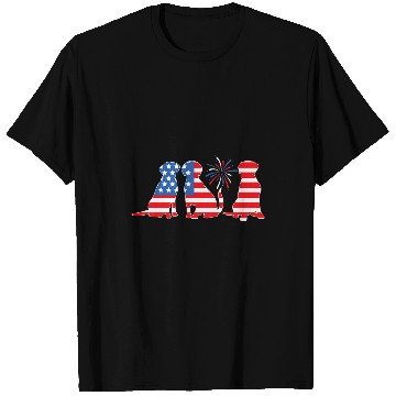 Discover Black Yellow Chocolate Fox Red Lab Silver Patriotic Labrador T-Shirts