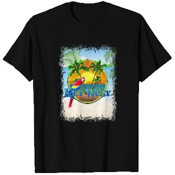 Discover Key West Florida Beach Sunset T-Shirts