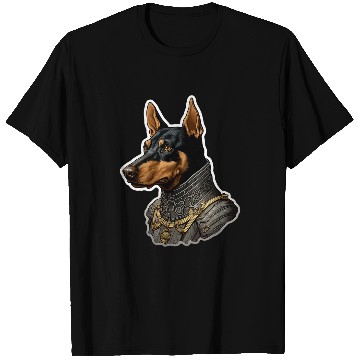 Discover Baroque Renaissance Doberman Pinscher Dog Portrait T-Shirts