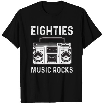Discover Eighties Music Rocks 80s Music T-Shirts
