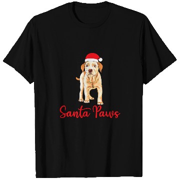 Discover Funny Yellow Lab Christmas Santa Labrador Retriever T-Shirts