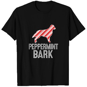 Discover Flat Coated Retriever Peppermint Bark Christmas Dog T-Shirts