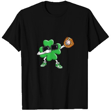 Discover Boy Saint Patricks Day Baseball Pitcher Batter Catcher T-Shirts
