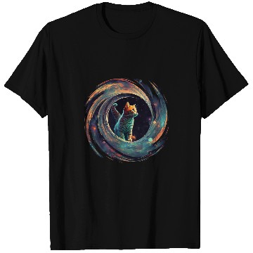 Discover Astronaut Outer Space Kitty on Galaxy Cat Lover T-Shirts