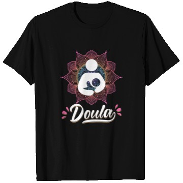 Discover Doula Floral Birth Companion Birth Coachs Assistant 6 T-Shirts
