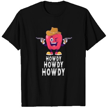 Discover Lacrosse Gift Howdy Red Peppers Rodeo Western Country T-Shirts