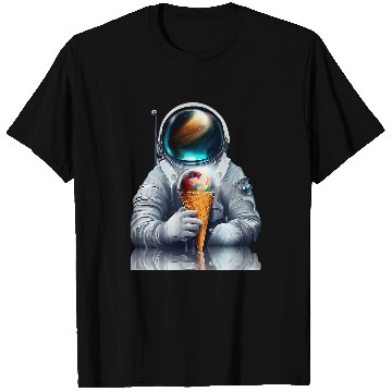 Discover Astronaut Mission is the Ice Cream Waffle T-Shirts