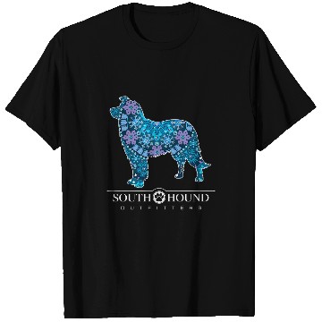 Discover Border Collie Dog Bohemian Snowflake Pattern T-Shirts