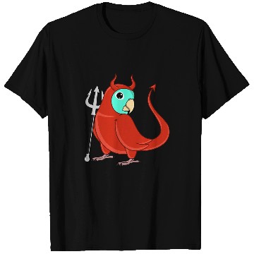 Discover Scary Devil Costume Parrot I Turquoise Parrotlet T-Shirts