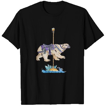 Discover Carousel Polar Bear Art T-Shirts