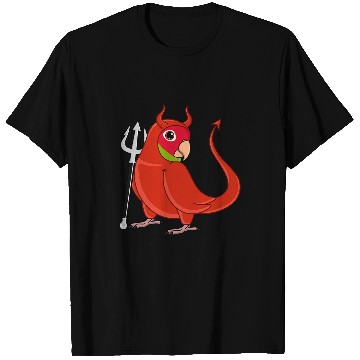 Discover Scary Devil Costume Parrot I Cherryheaded Conure T-Shirts