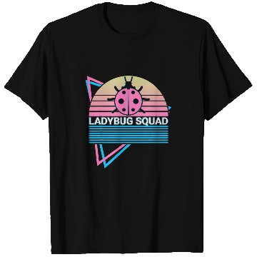 Discover Funny Entomology Entomologist Retro Ladybug Squad T-Shirts