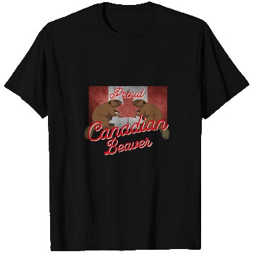 Discover Proud Canadian Flag Canada Beaver 21 T-Shirts