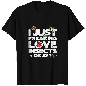 Discover Funny Insect Entomologist Bug Collector Bug Lover Insect T-Shirts