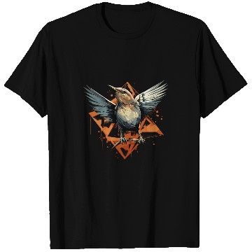 Discover Bicknells Thrush Geometric Patten ArtCute Bicknells Thrus T-Shirts