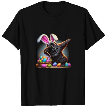 Discover Dabbings Easter Bunny Newfoundland Dog 1 T-Shirts