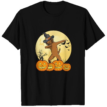 Discover Dabbings Rhodesian Ridgeback Dab Dance Halloween Dog T-Shirts