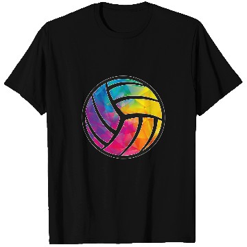 Discover Geometric Volleyball Shape Low Poly Cool Volleyball Lover T-Shirts