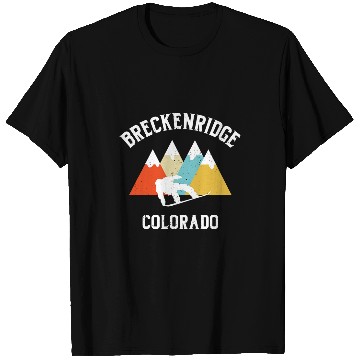 Discover Skiing Ski Breckenridge Colorado Snowboard Vacation Souvenir T-Shirts
