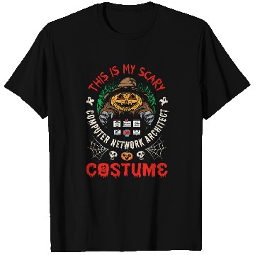 Discover Halloween Computer Network Architect Network Design Engineer T-Shirts