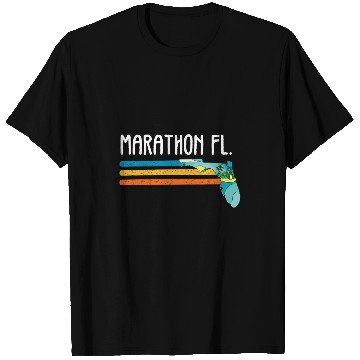 Discover Florida Keys Marathon Island Vacation vintages Retro T-Shirts
