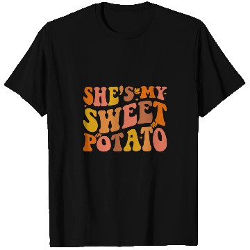 Discover Thanksgiving Matching Couple Shes My Sweet Potato I Yam Set 21 T-Shirts