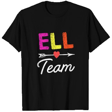 Discover ELL TEAM Crew Squad English Language Learner School Staff T-Shirts