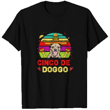 Discover Cinco de Doggo Hilarious Border Terrier Dog Cinco de Mayo T-Shirts