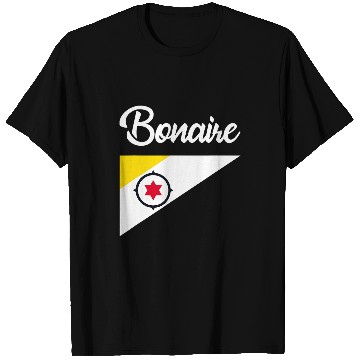 Discover Blue Artwork Barbados Flag T-Shirts