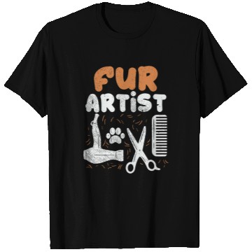 Discover Fur Artist For Dog Groomer T-Shirts
