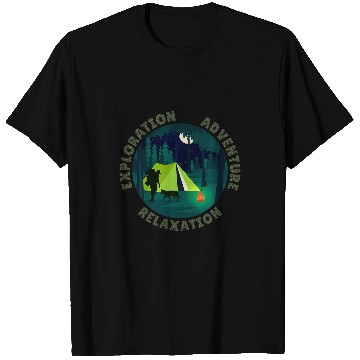 Discover Exploration Adventure Relaxation Camping Hiking Herapy T-Shirts