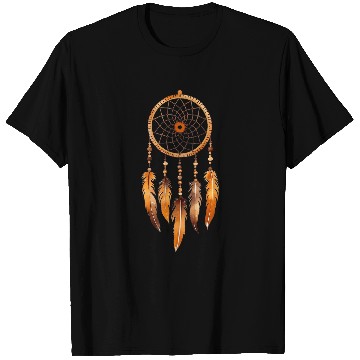 Discover Dream Catcher Bohemian Tribal Native American Boho Feathers T-Shirts