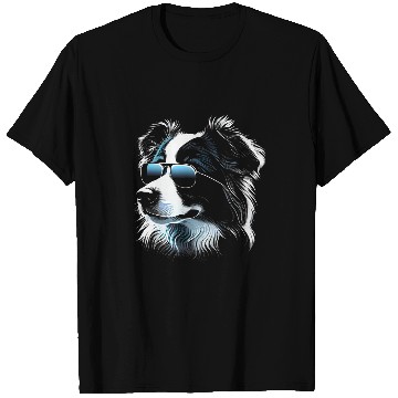 Discover Australian Shepherd Sunglasses Walking Pet T-Shirts