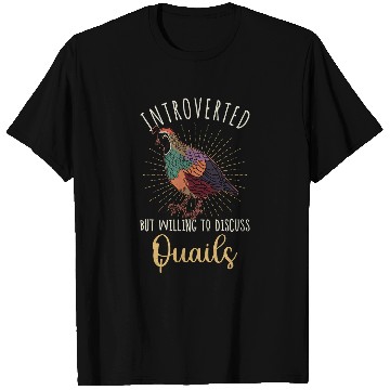 Discover Quail bird species ornamental quail farmer 27 T-Shirts