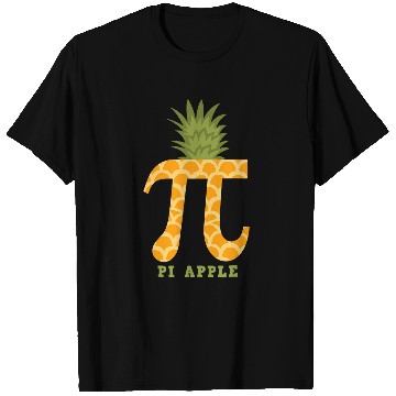 Discover Pi Apple pineapples Math Teacher T-Shirts