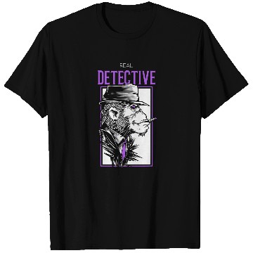 Discover Detective Basically A Detective Ape Funny Men Cartoon Fans T-Shirts