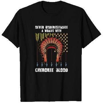 Discover Cherokee Pride Feathers Native American 2 T-Shirts