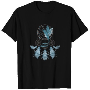Discover Hummingbird Native American Tribal Indian Dreamcatcher T-Shirts