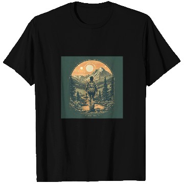Discover Backpacking Hiking Wanderlust Camping Outdoors T-Shirts