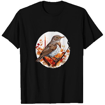 Discover Bicknells Thrush Geometric Patten ArtCute Bicknells Thrus 22 T-Shirts