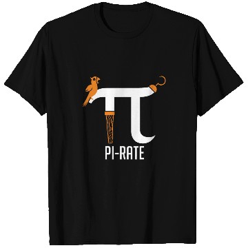 Discover Science Math Pirate Parrot Pi Day 3 14 Meme Nerd Geek Joke T-Shirts