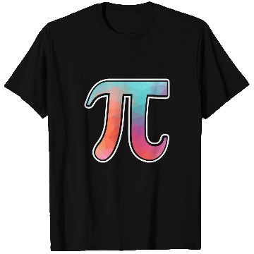 Discover Pi Colorful Pi Symbol Math Funny Pi Day Math Teacher Geek T-Shirts