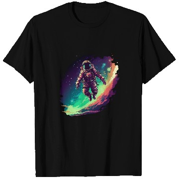 Discover astronaut floating in space Galactic spaceman Idea Creative T-Shirts